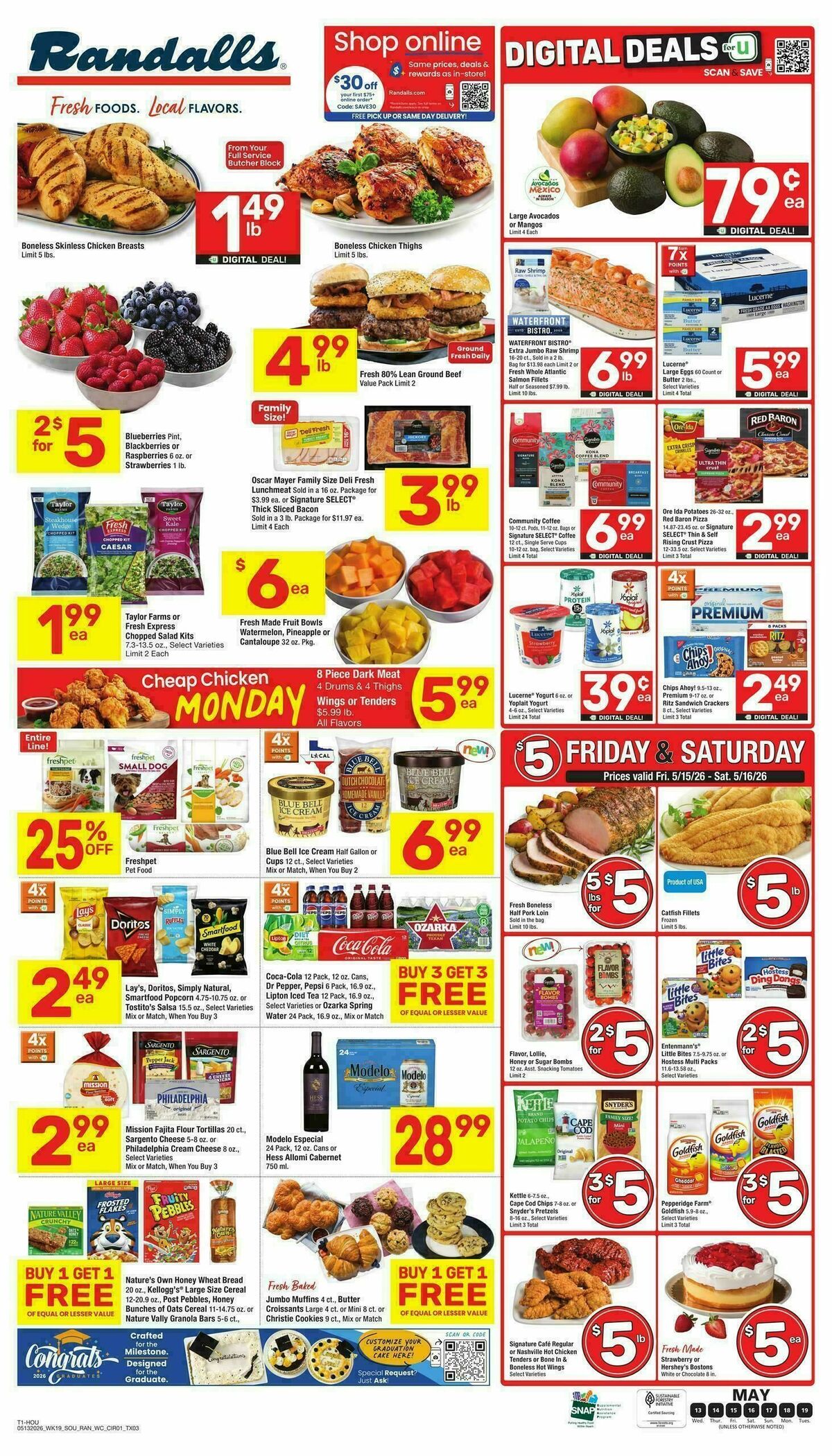 Randalls Weekly Ad from May 13