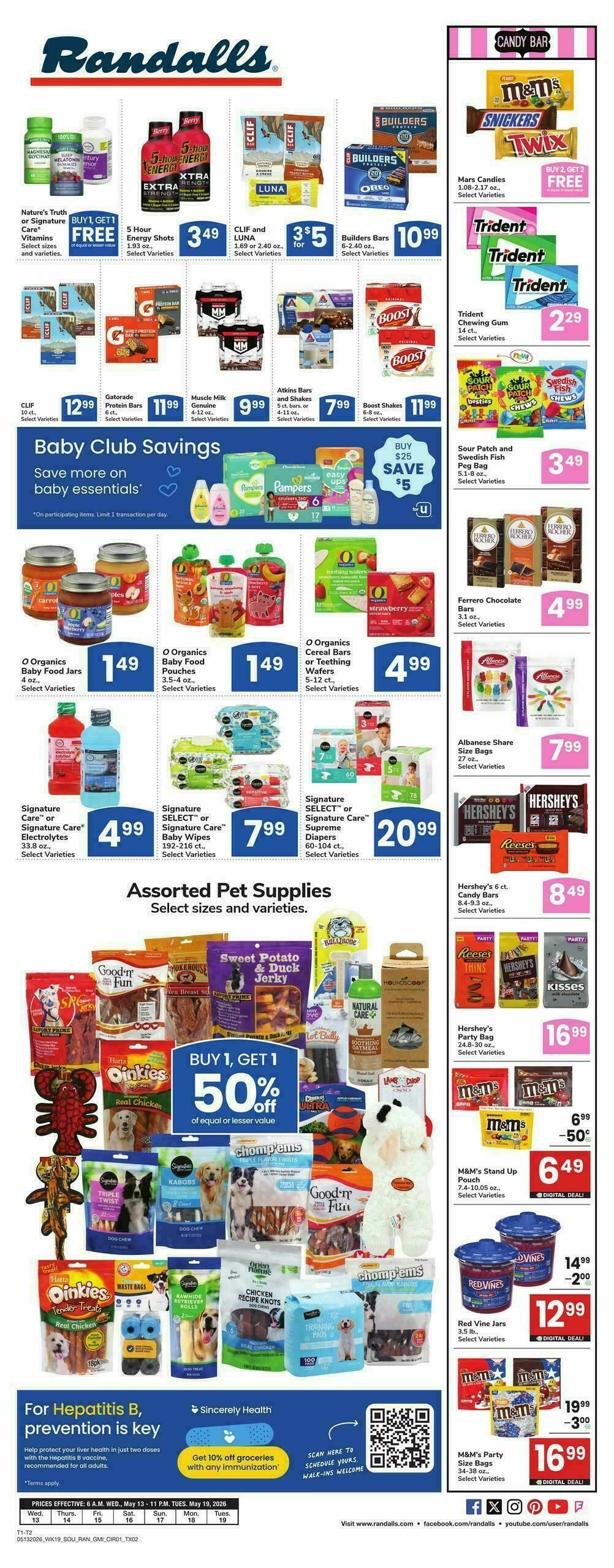 Randalls Weekly Ad from May 13