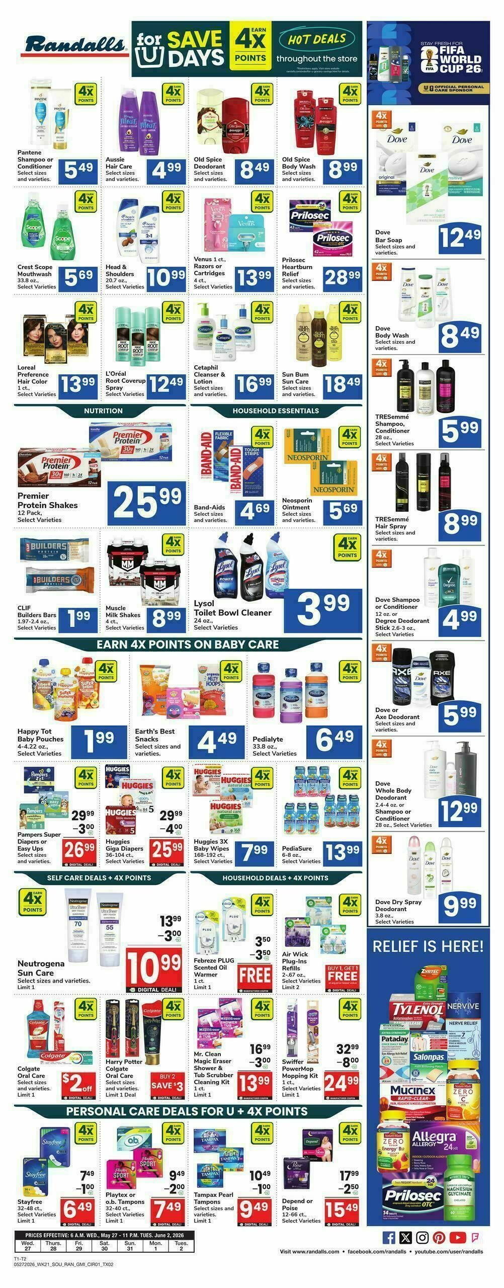 Randalls Weekly Ad from May 27