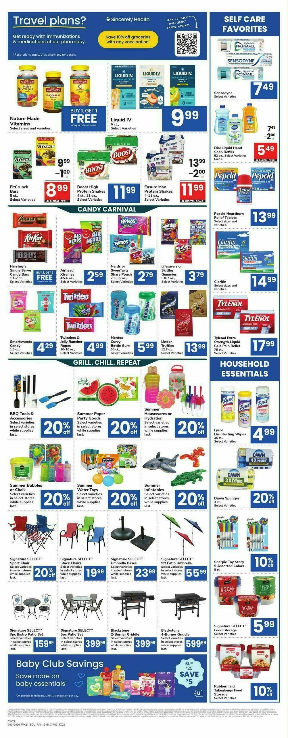 Randalls Weekly Ad from May 27