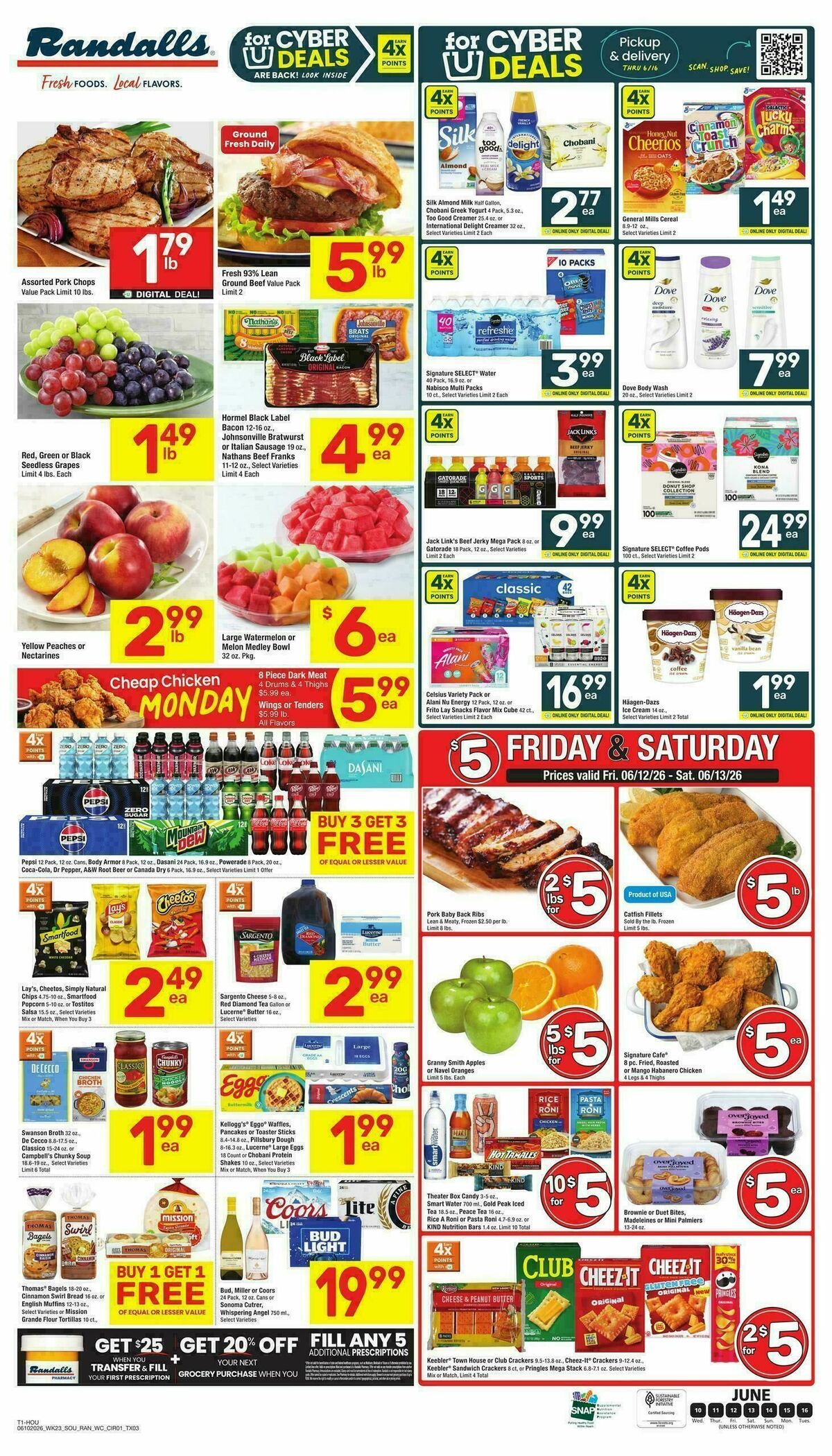 Randalls Weekly Ad from June 10