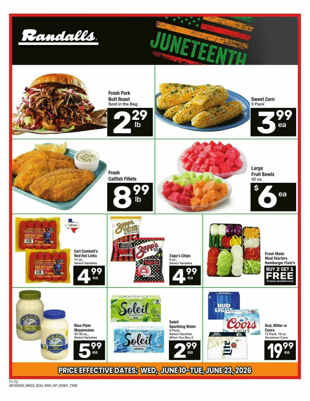 Randalls Weekly Ad from June 10