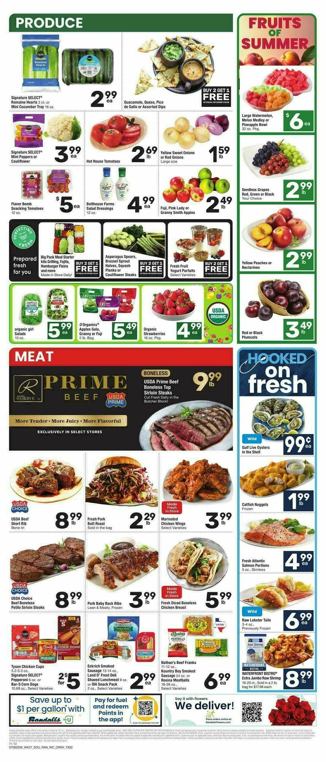 Randalls Weekly Ad from July 8