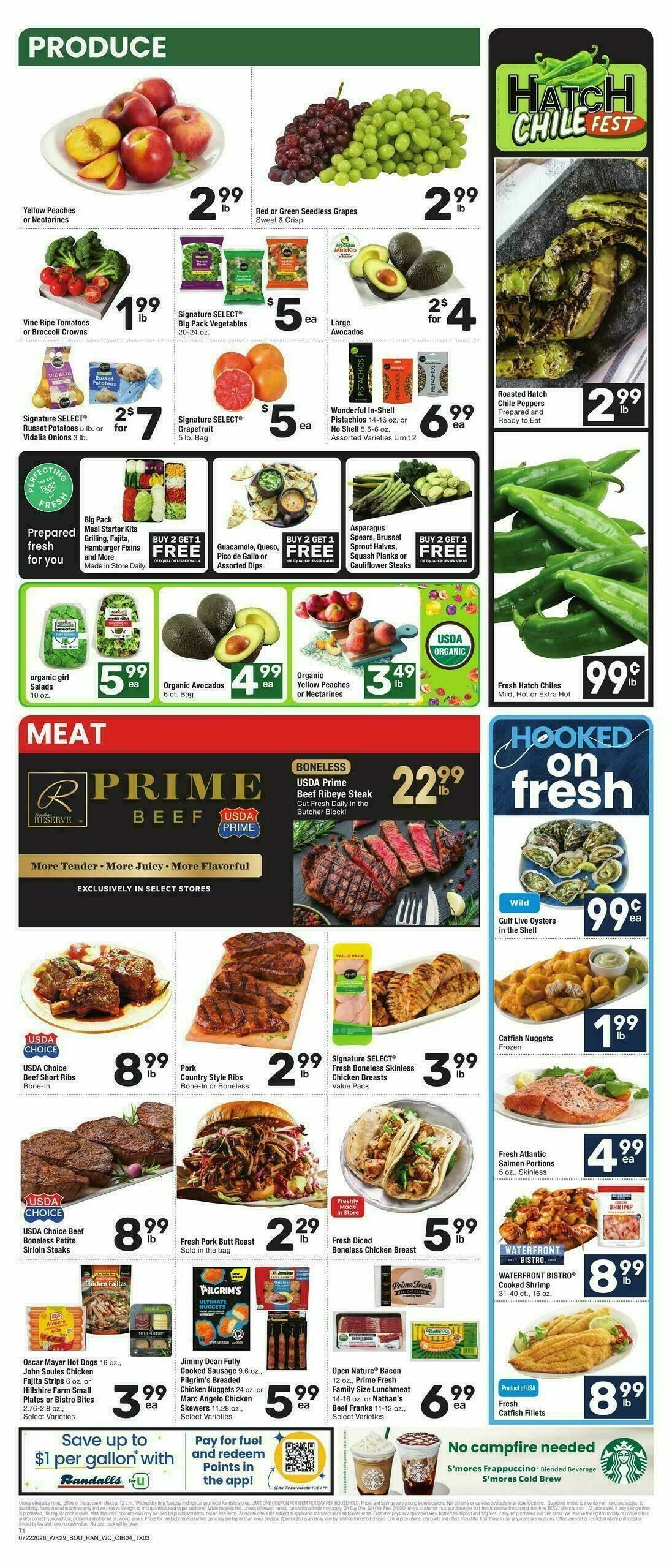 Randalls Weekly Ad from July 22