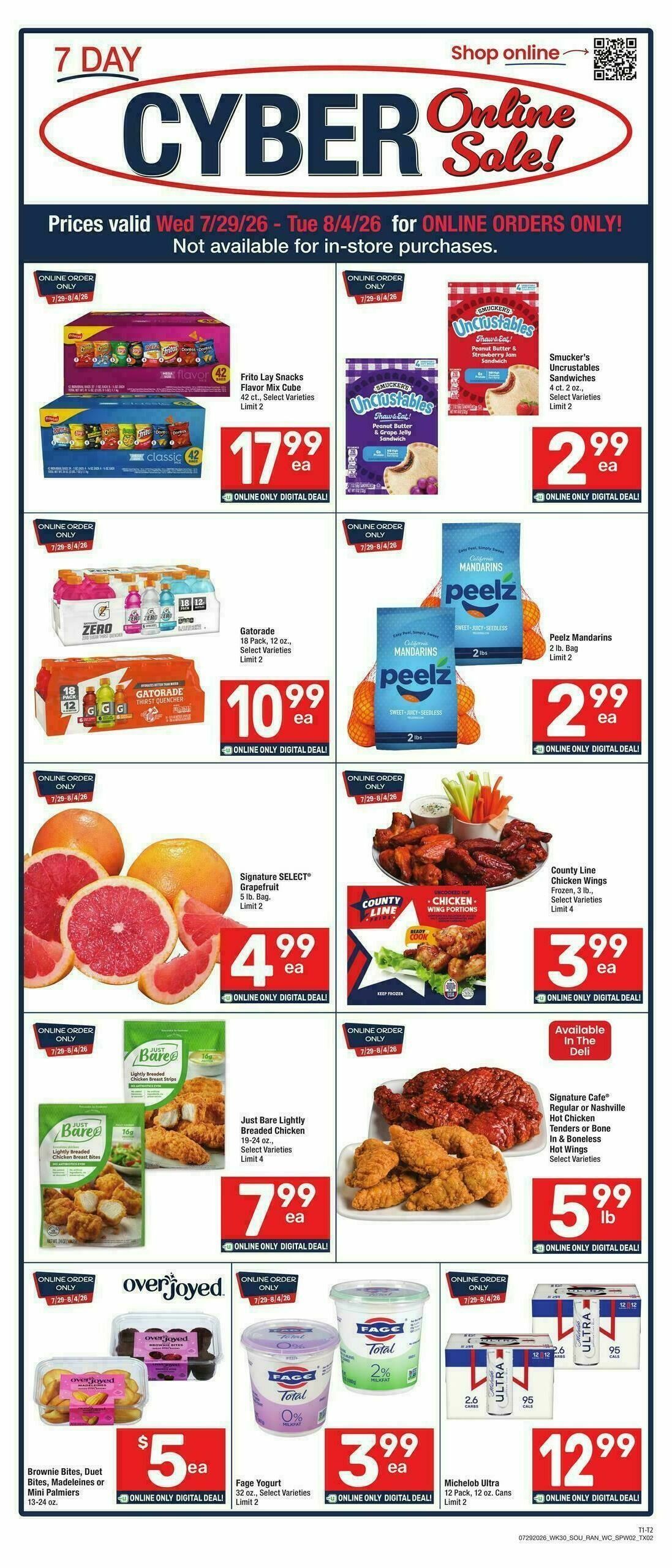 Randalls Weekly Ad from July 29