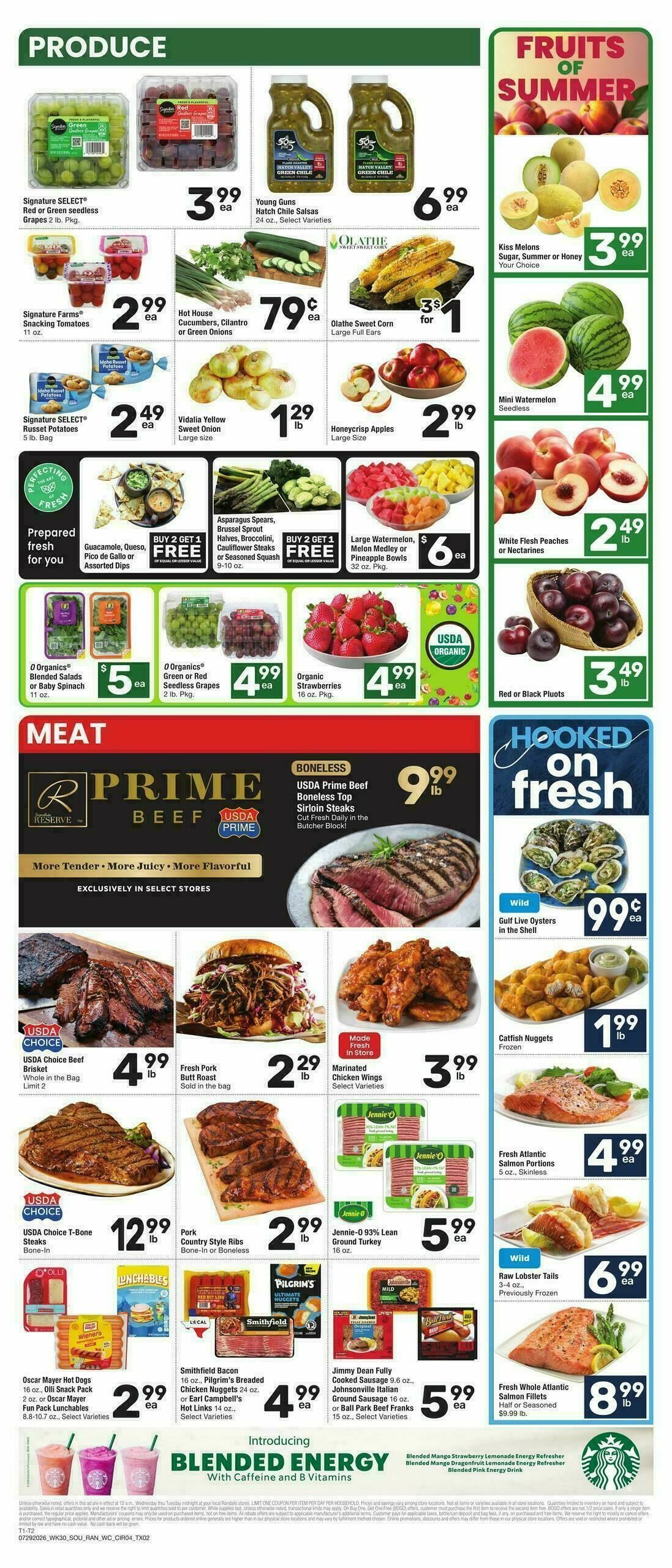 Randalls Weekly Ad from July 29