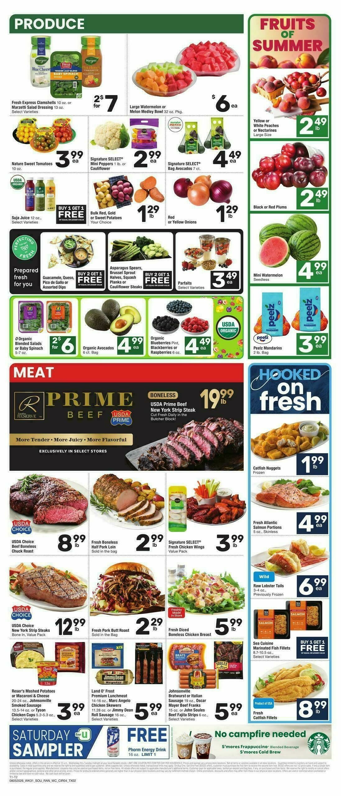Randalls Weekly Ad from August 5