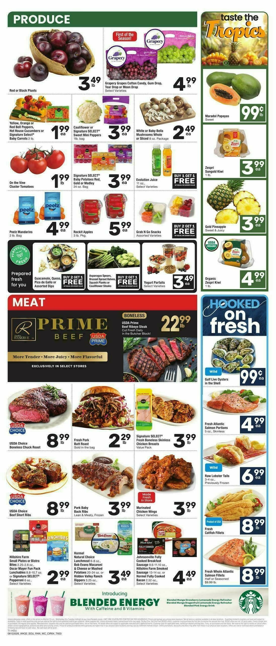 Randalls Weekly Ad from August 12