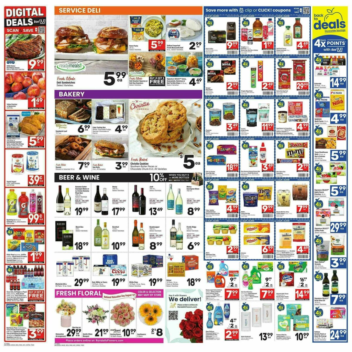 Randalls Weekly Ad from August 12