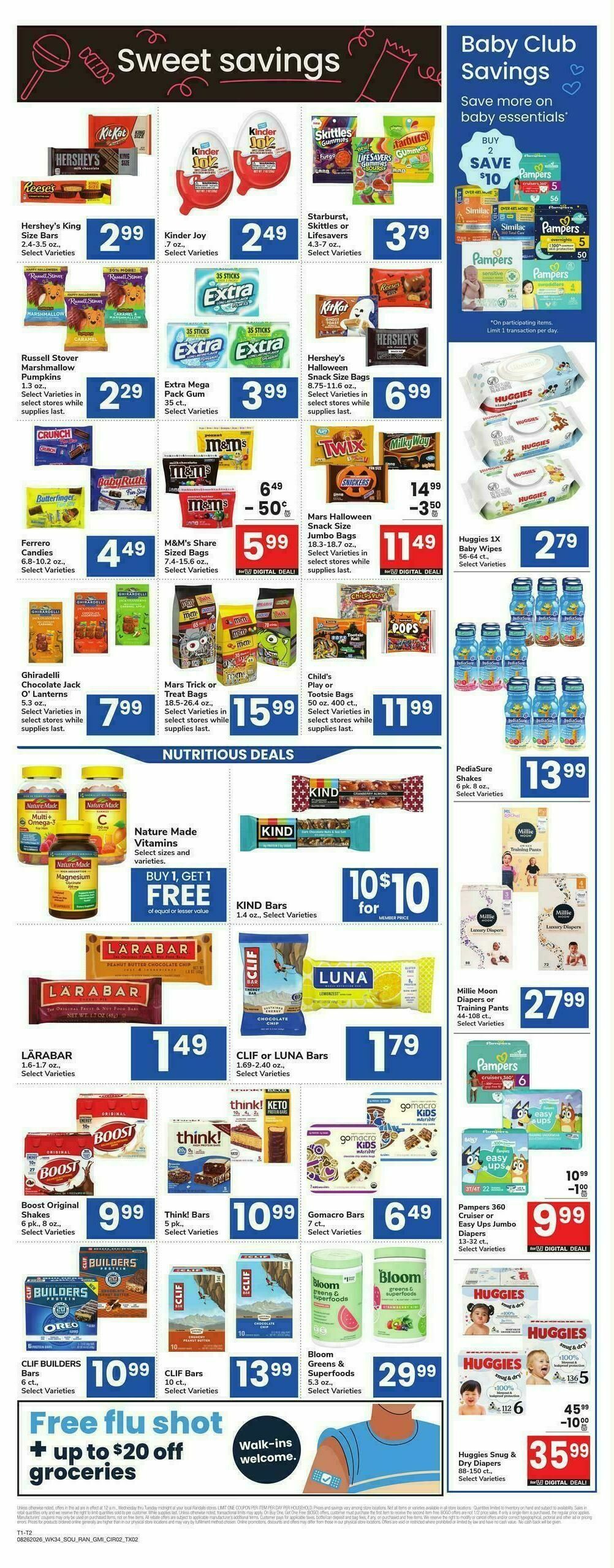 Randalls Weekly Ad from August 26