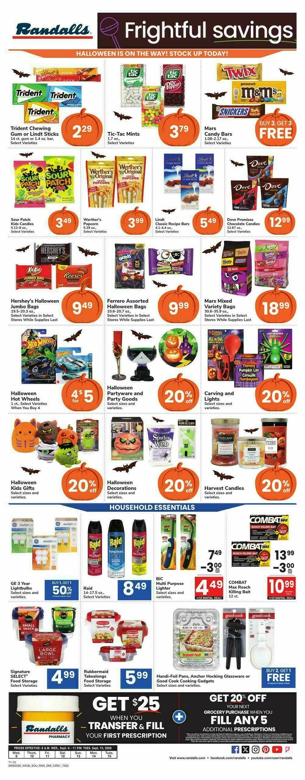 Randalls Weekly Ad from September 9