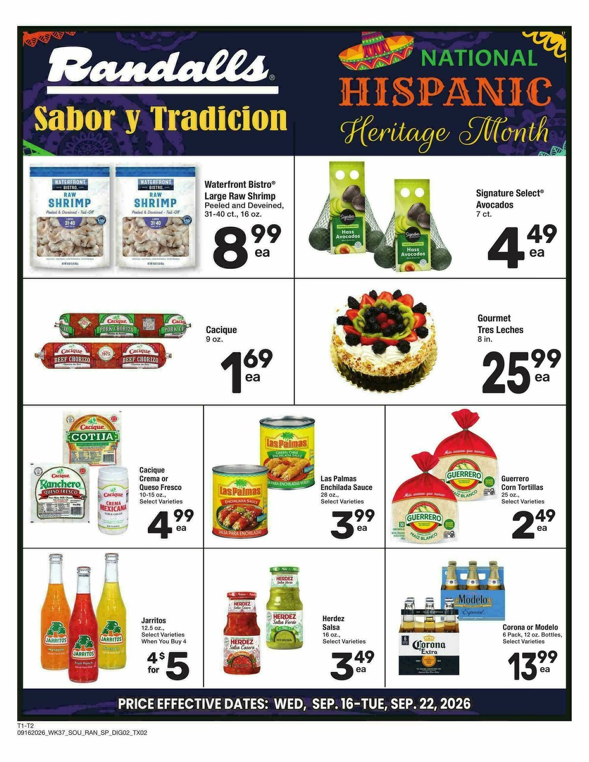 Randalls Weekly Ad from September 16