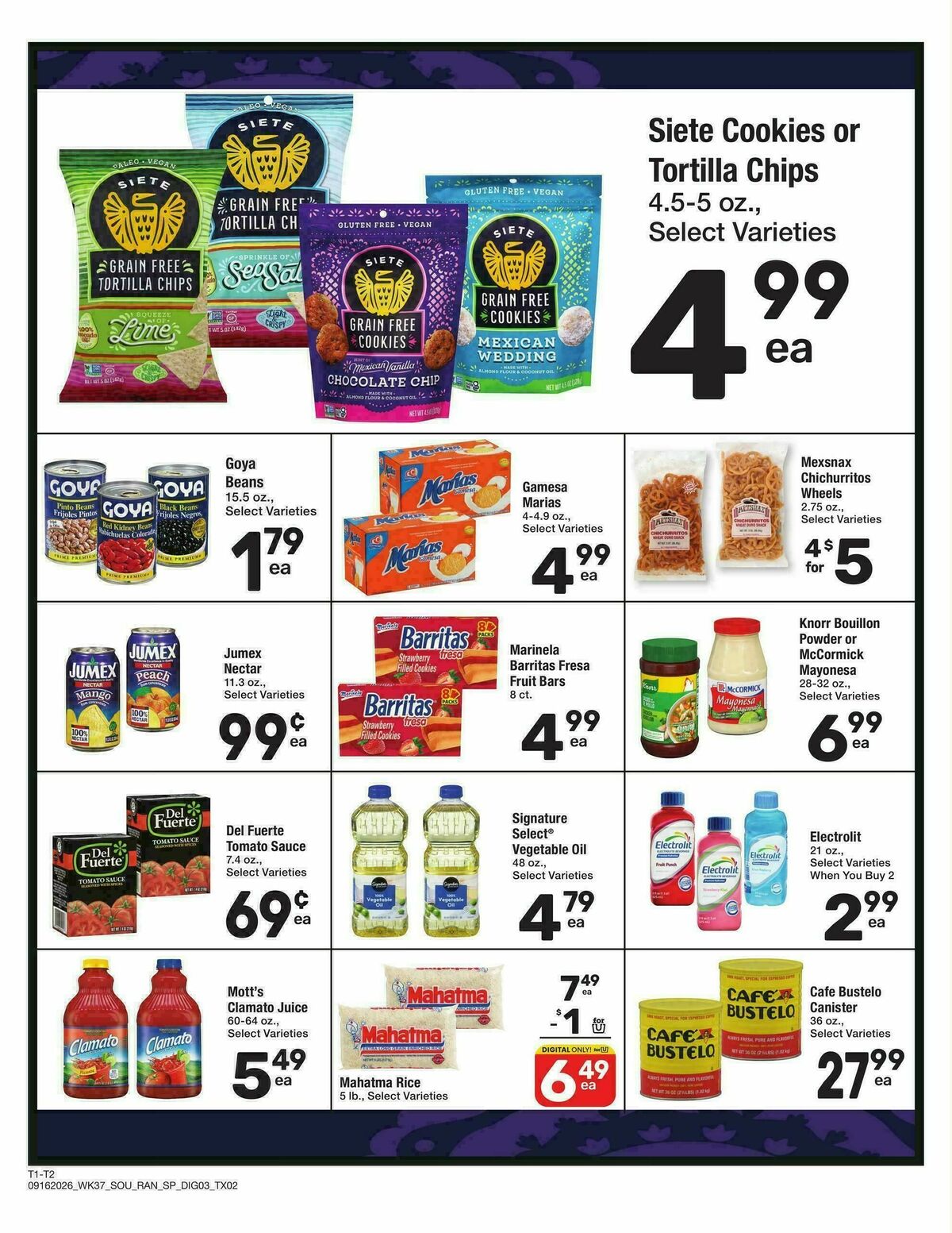 Randalls Weekly Ad from September 16