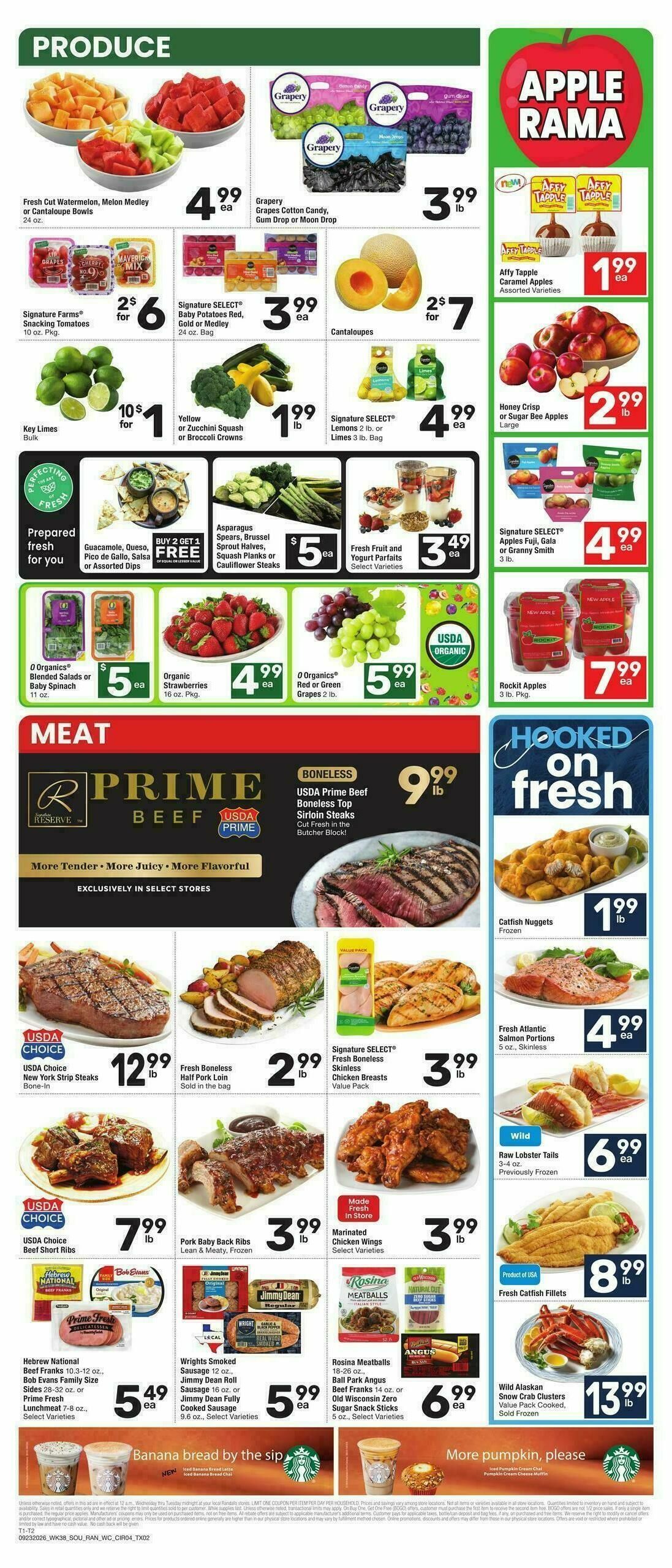 Randalls Weekly Ad from September 23