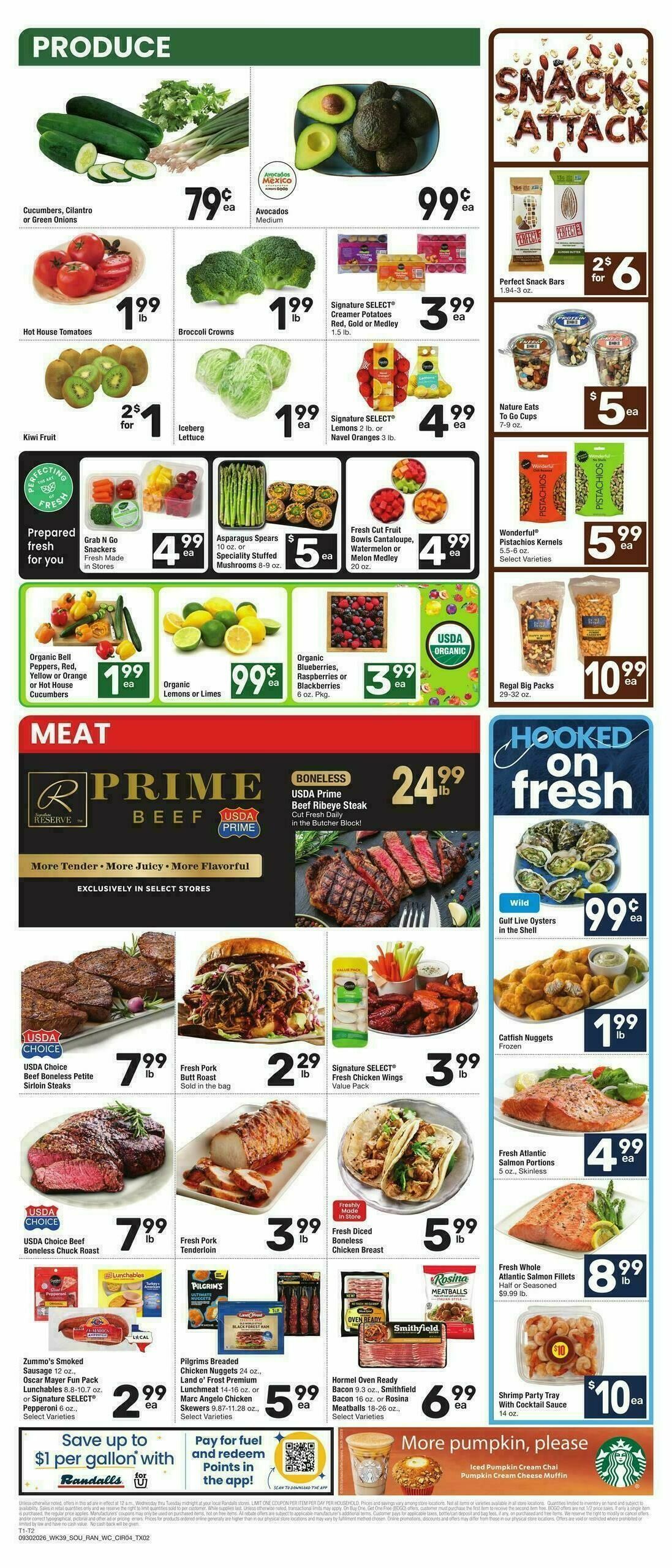 Randalls Weekly Ad from September 30