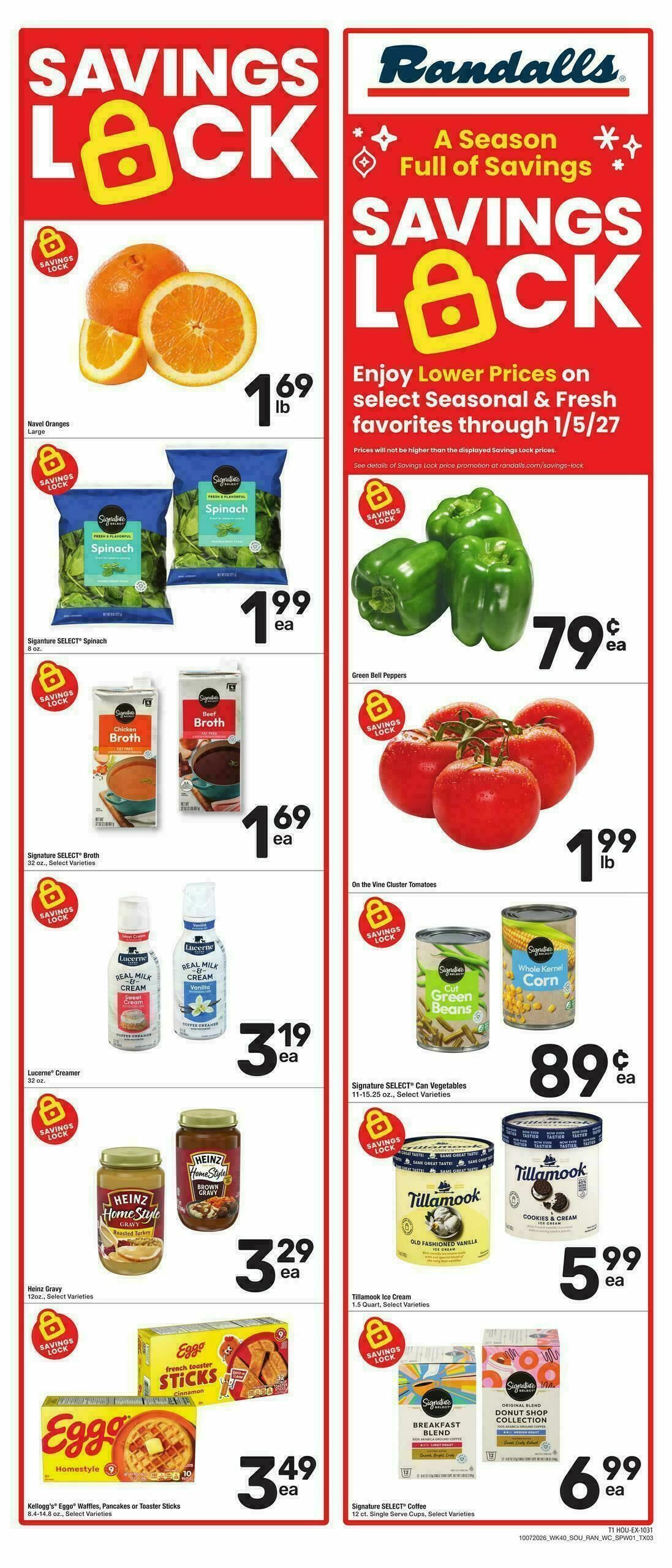 Randalls Weekly Ad from October 7