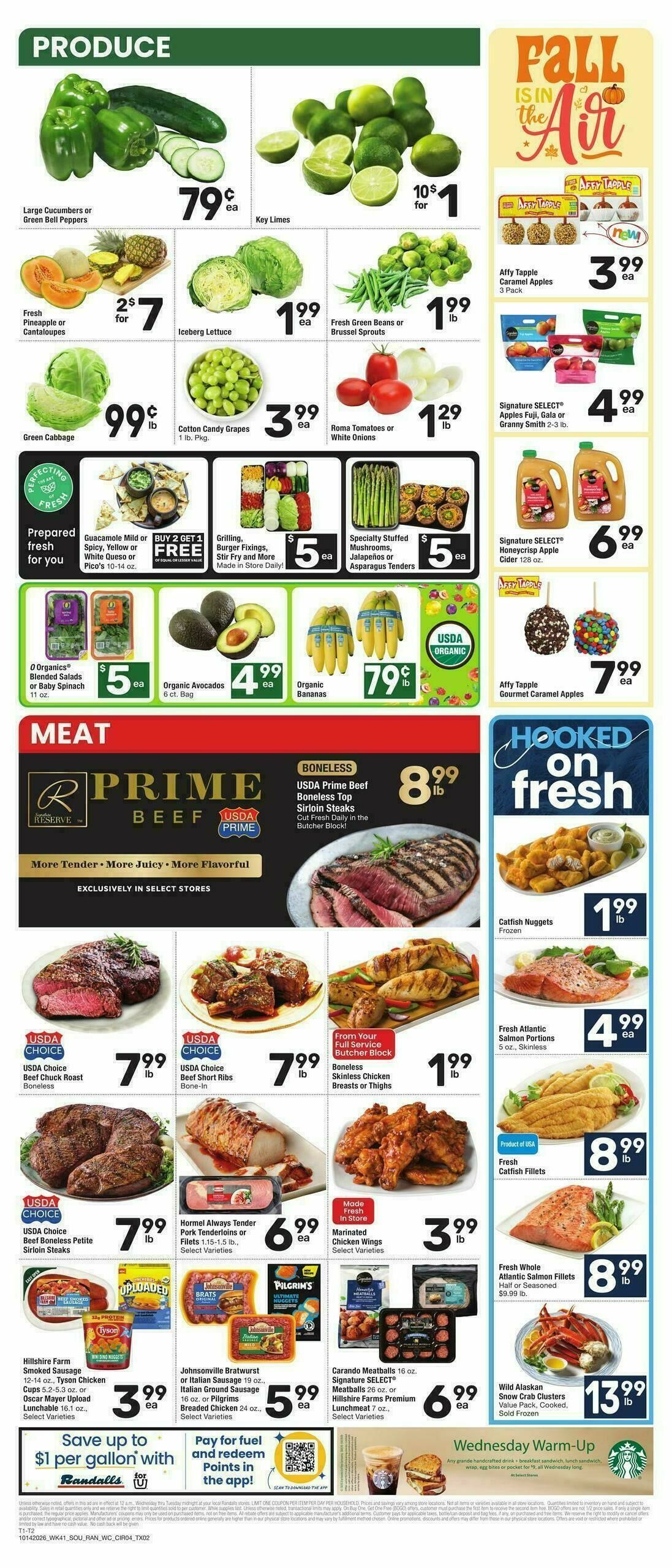 Randalls Weekly Ad from October 14