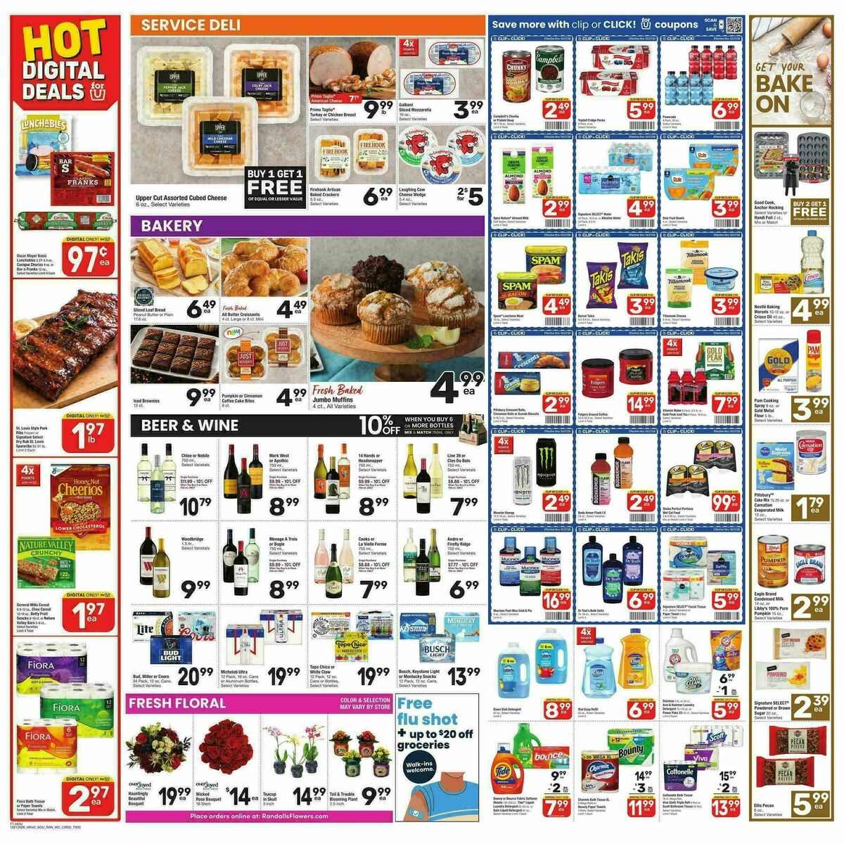 Randalls Weekly Ad from October 21