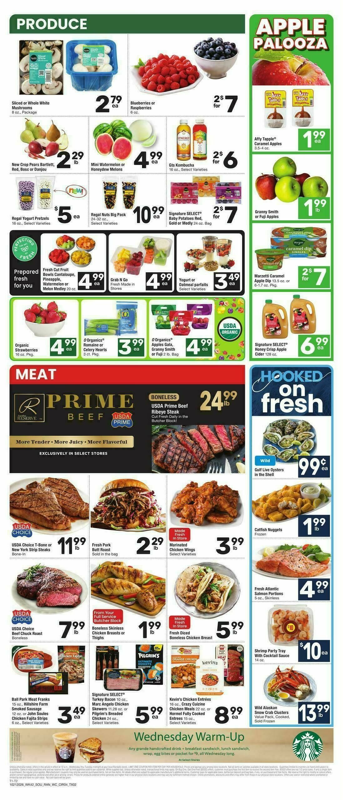Randalls Weekly Ad from October 21