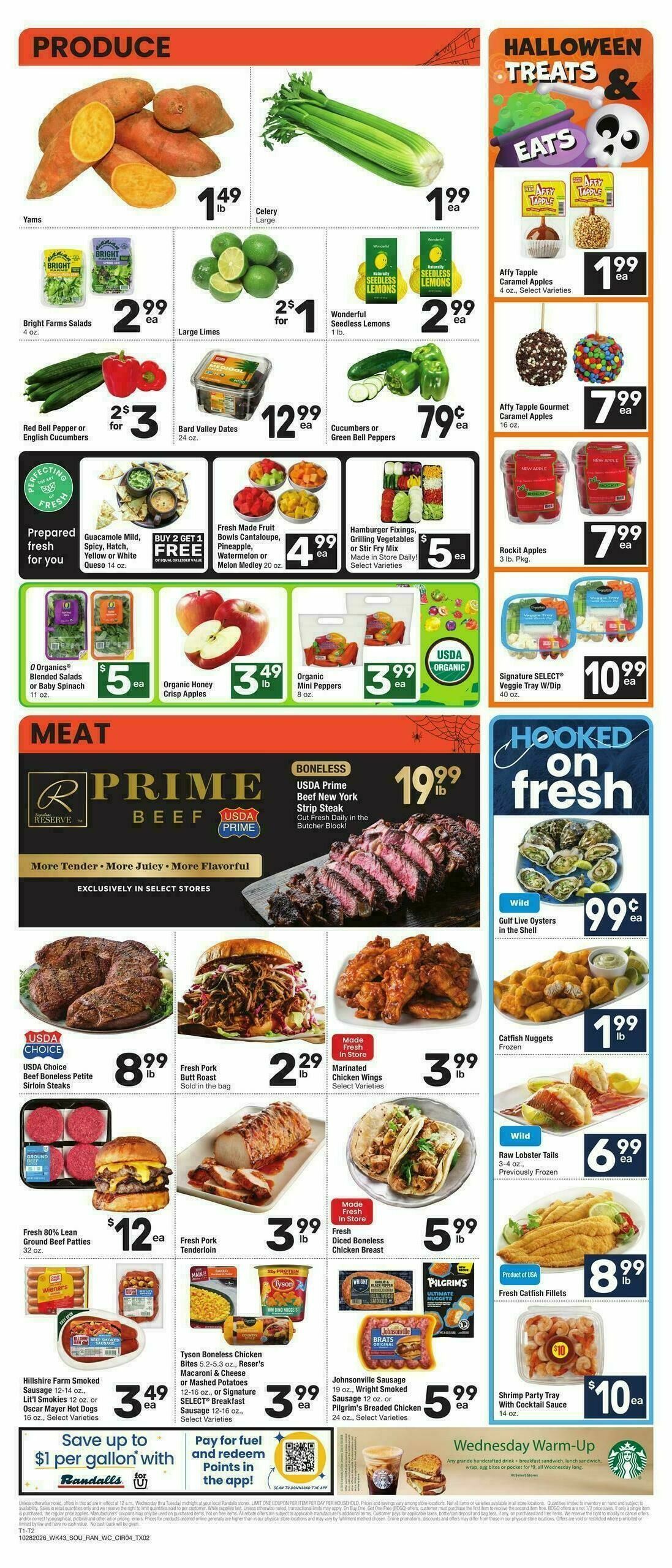 Randalls Weekly Ad from October 28