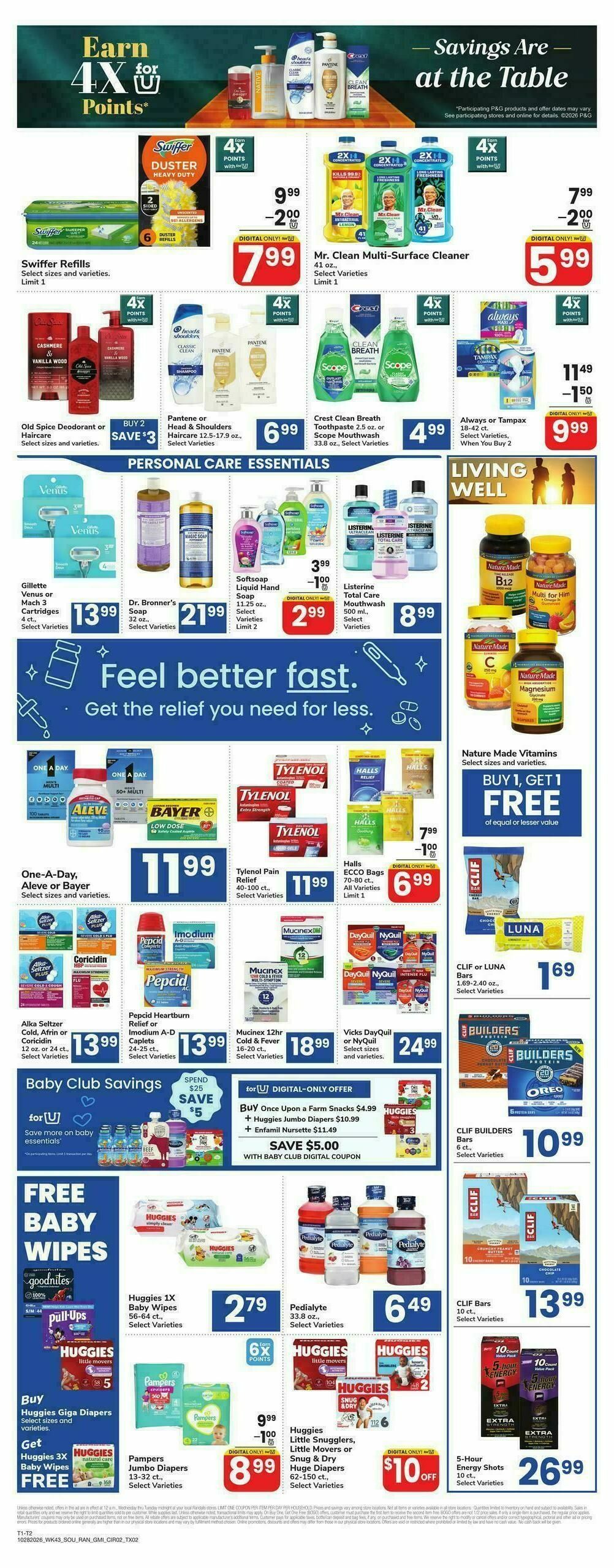 Randalls Weekly Ad from October 28