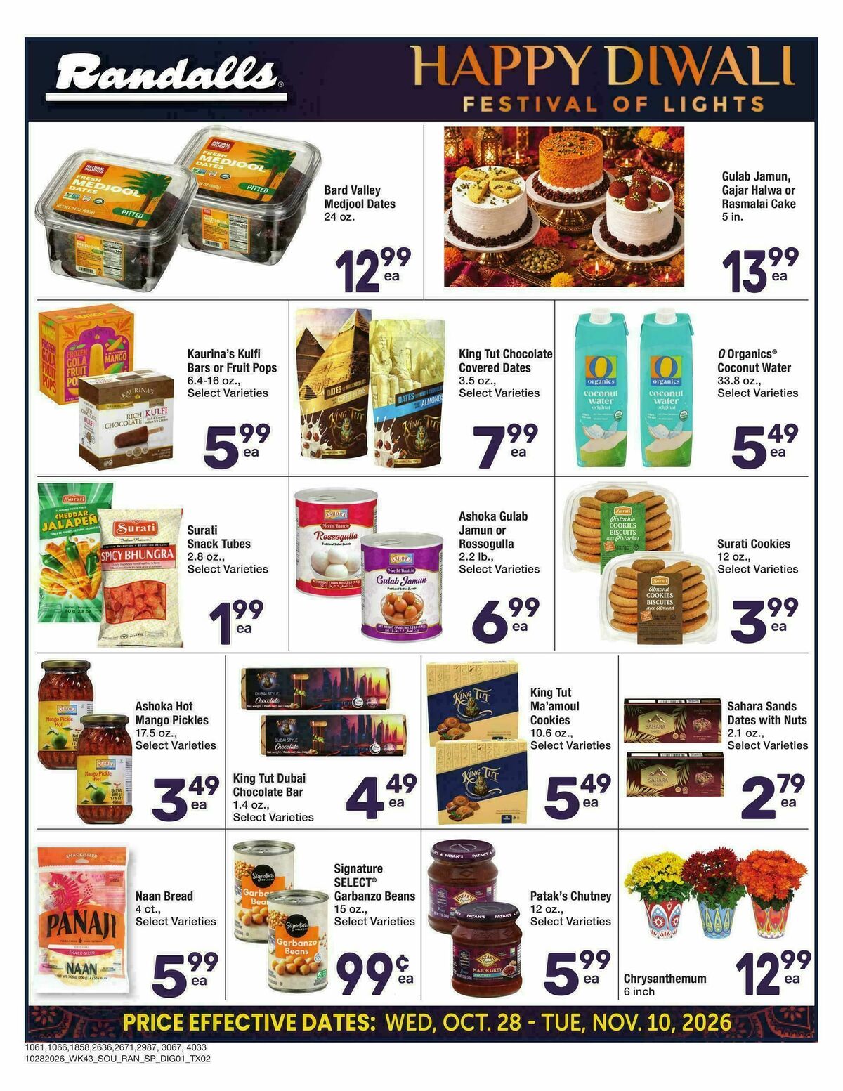 Randalls Specialty Publication Weekly Ad from October 28