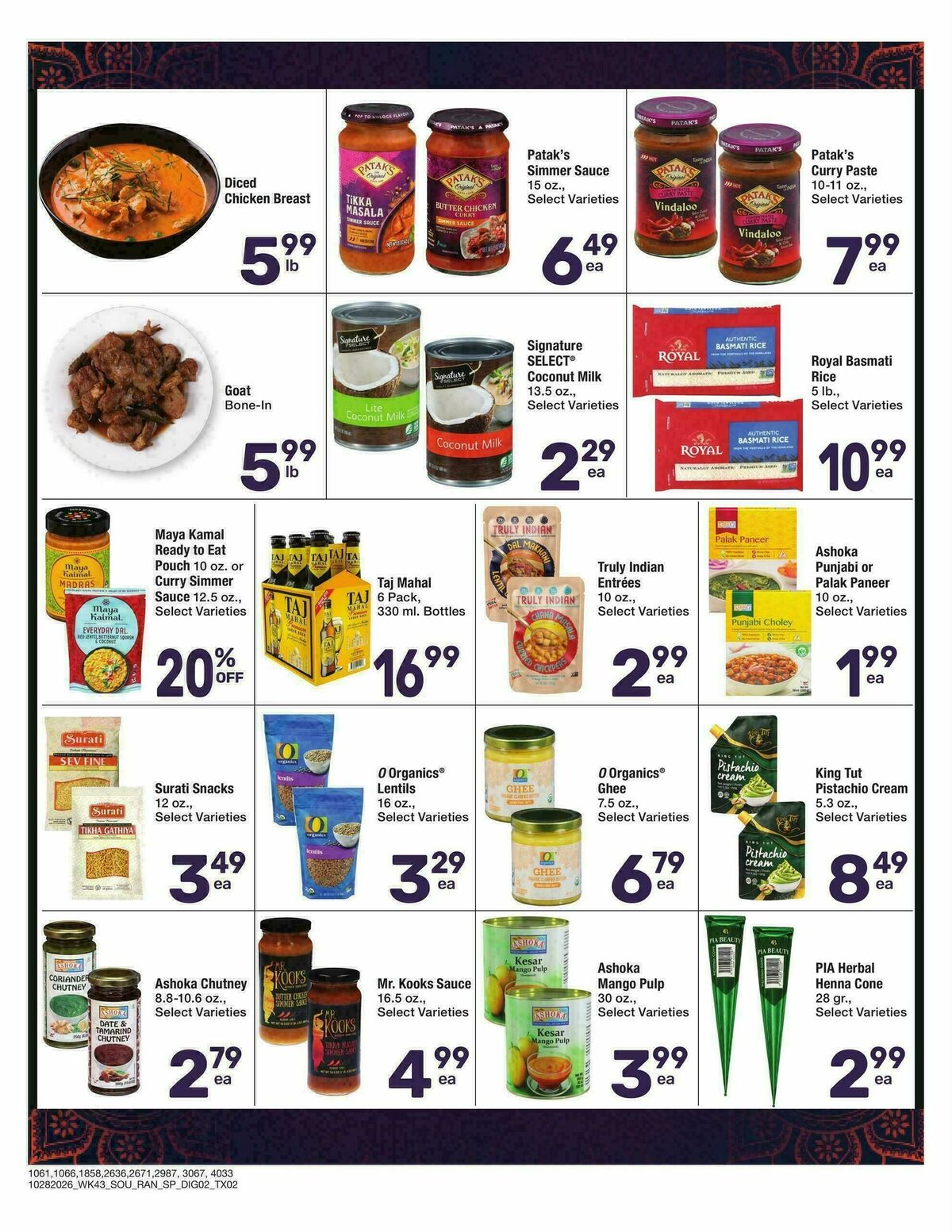 Randalls Specialty Publication Weekly Ad from October 28