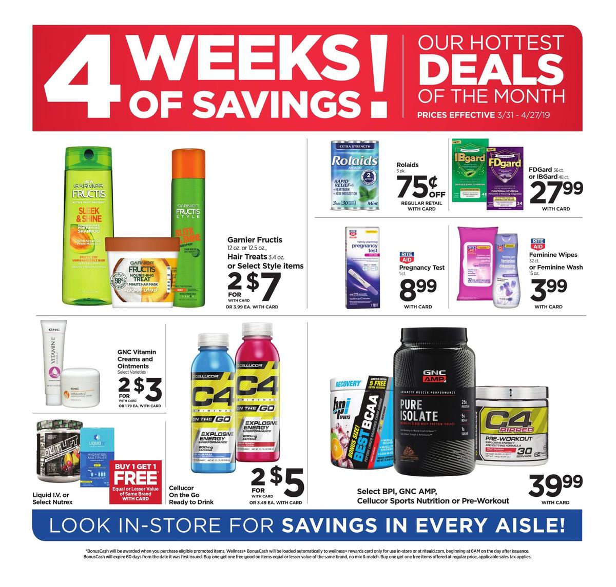 Rite Aid 4 WEEKS Weekly Ad from March 31