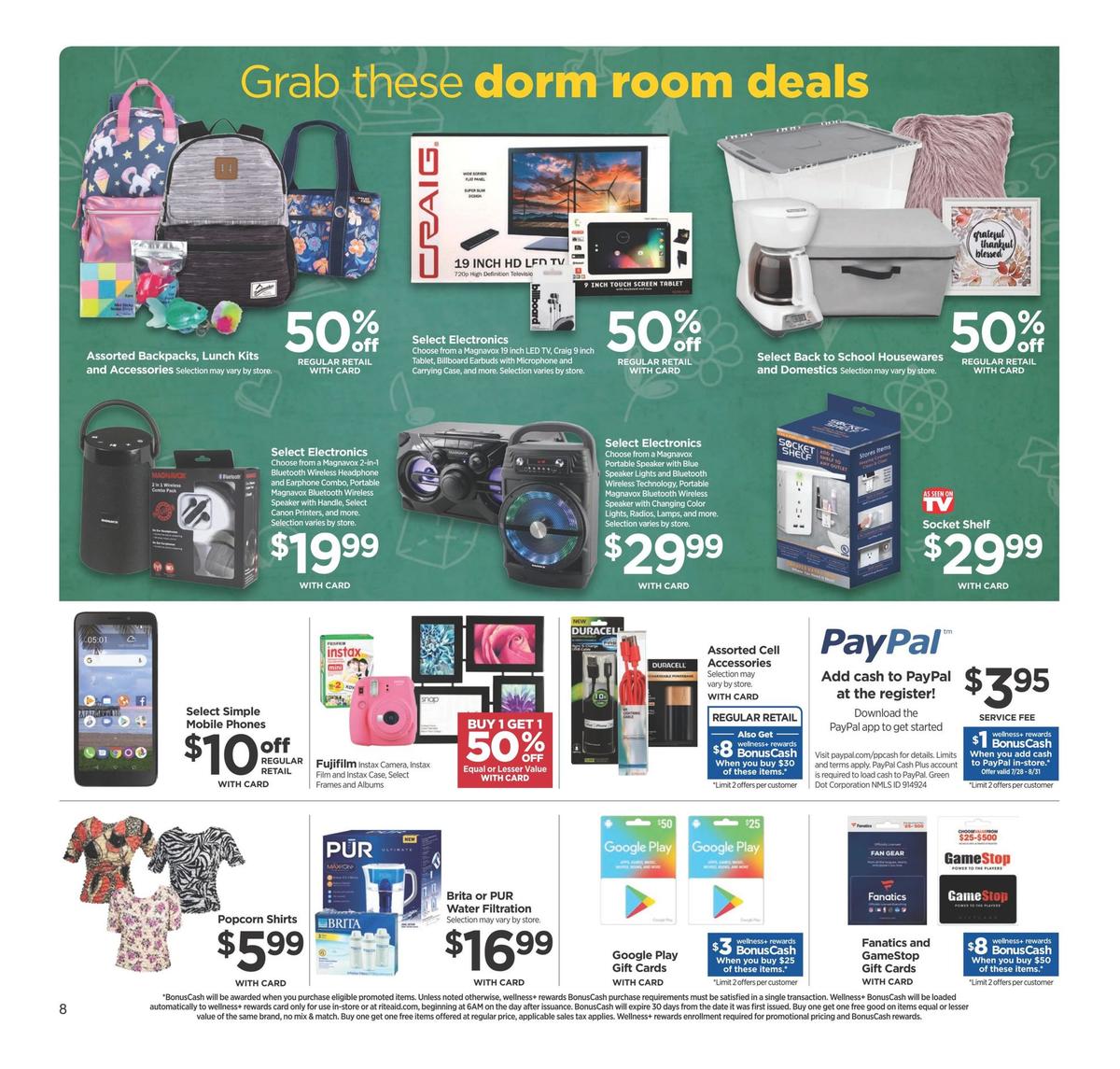 Rite Aid Weekly Ad from August 4