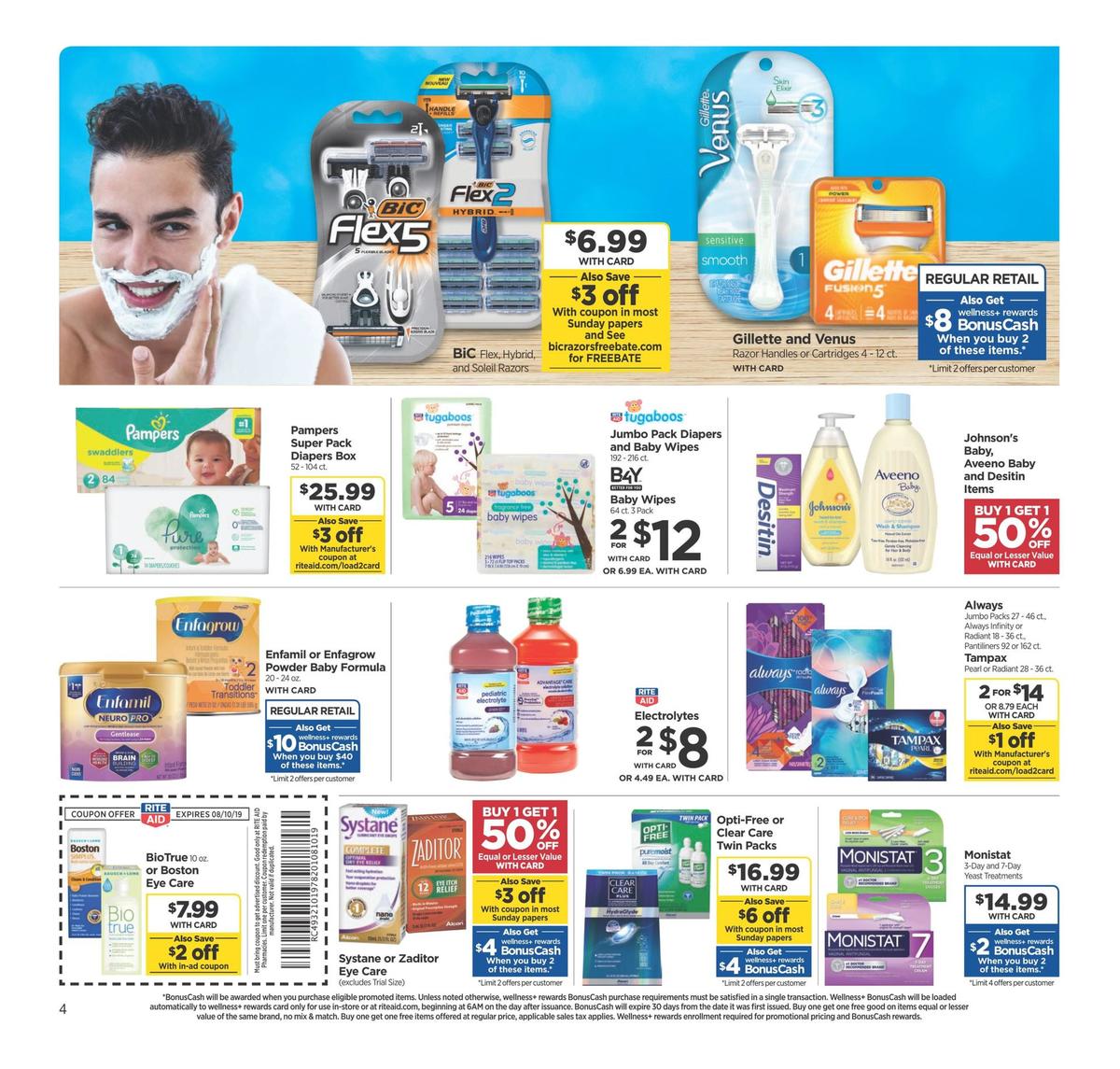 Rite Aid Weekly Ad from August 4
