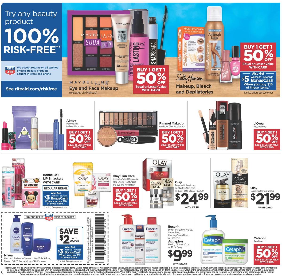 Rite Aid Weekly Ad from August 11