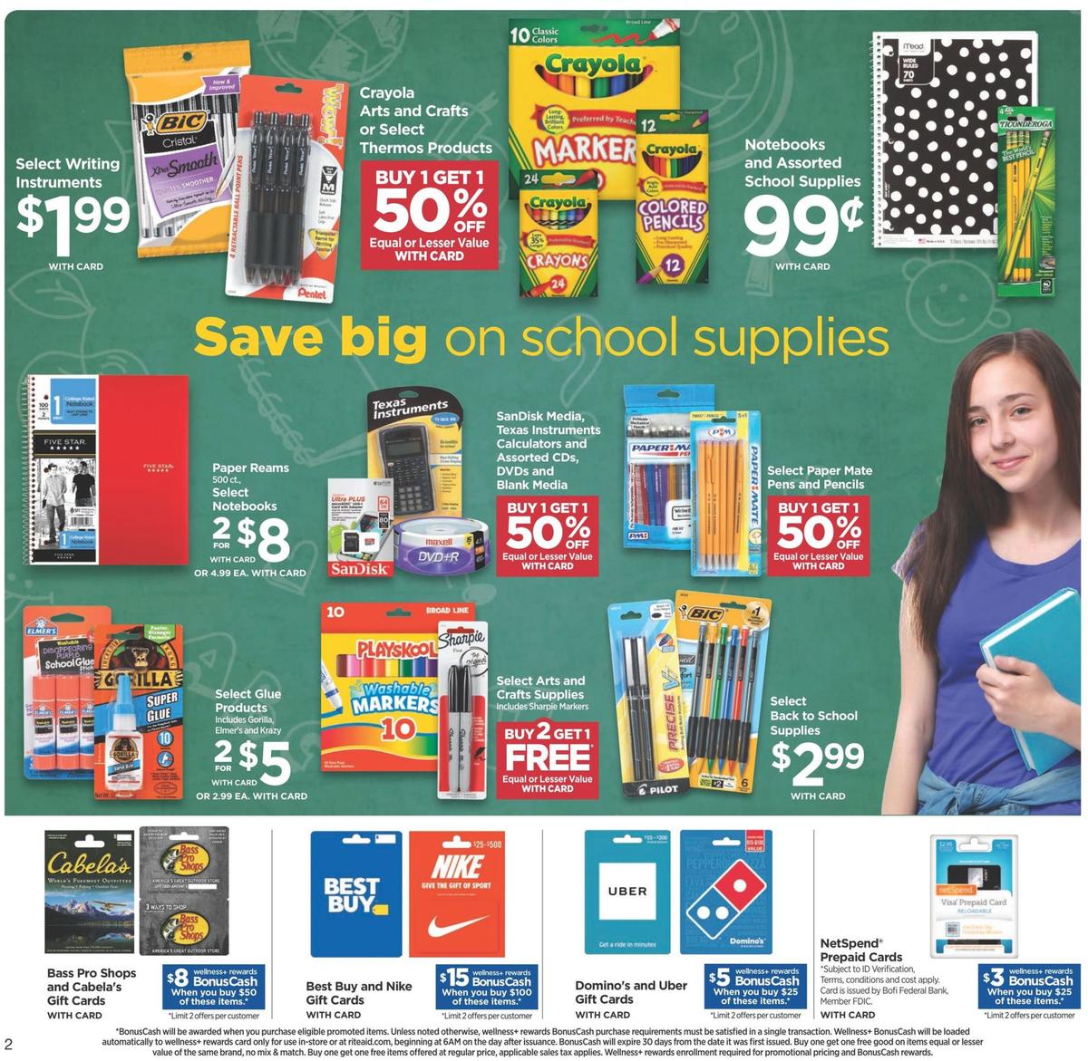 Rite Aid Weekly Ad from August 11