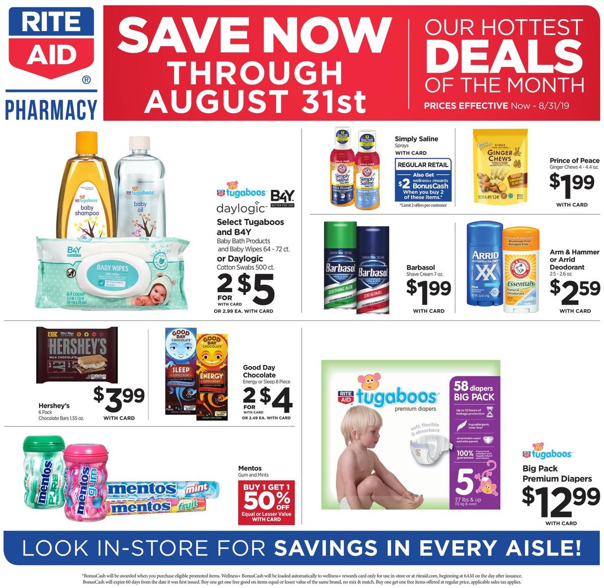 Rite Aid Save Now through August 31st! Weekly Ad from August 11