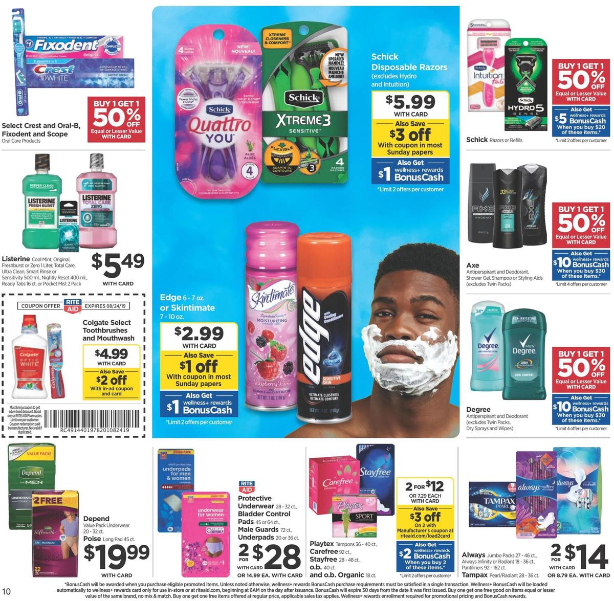 Rite Aid Weekly Ad from August 18