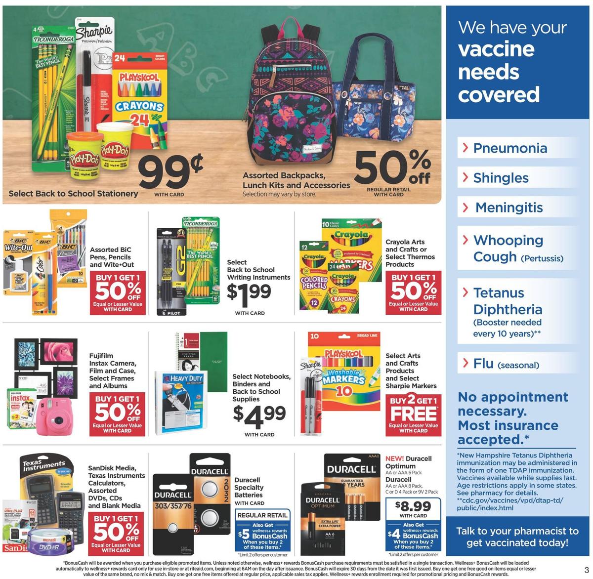 Rite Aid Weekly Ad from August 18