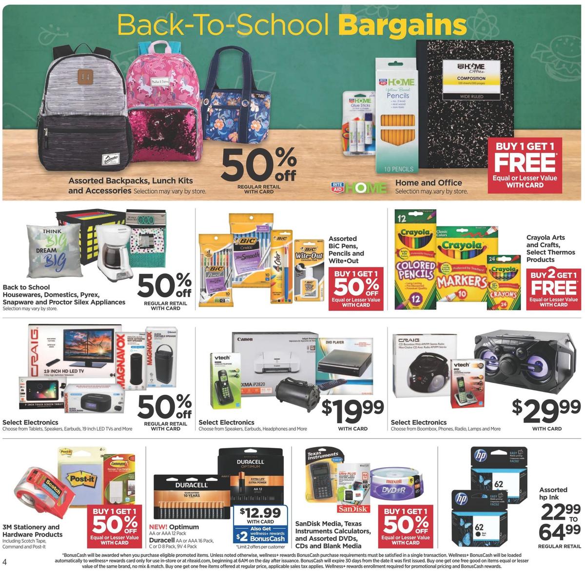 Rite Aid Weekly Ad from August 25