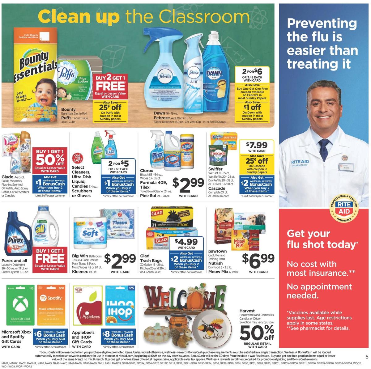 Rite Aid Weekly Ad from August 25