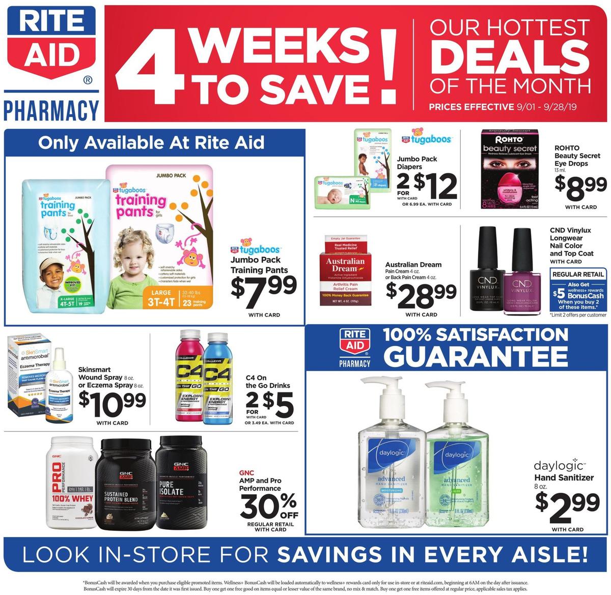 Rite Aid Weekly Ad from September 1