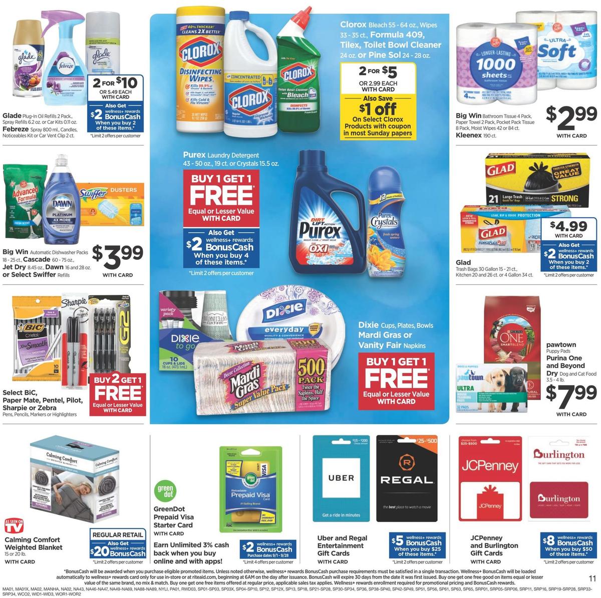 Rite Aid Weekly Ad from September 15