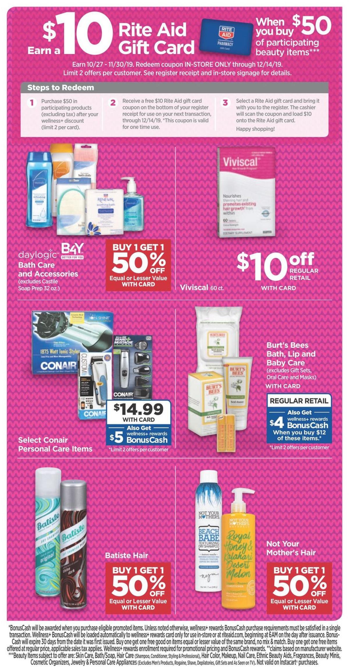 Rite Aid Weekly Ad from November 24