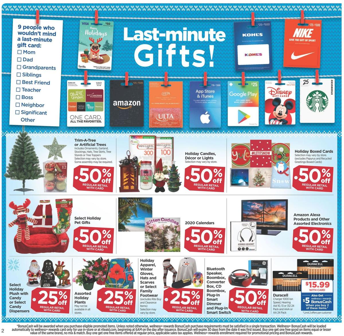 Rite Aid Weekly Ad from December 22