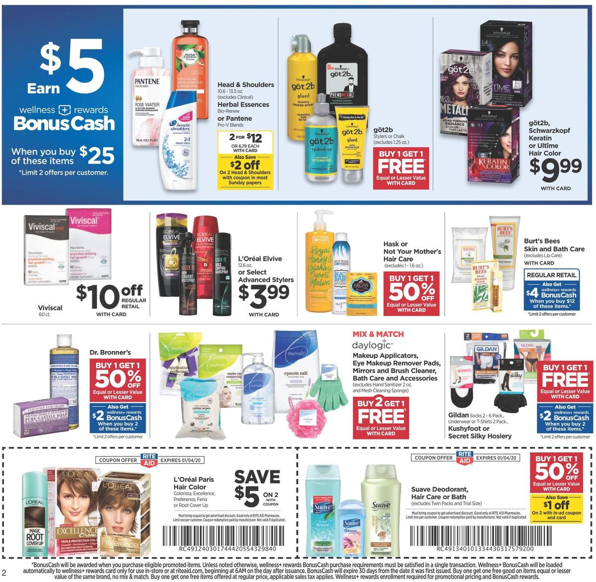 Rite Aid Weekly Ad from December 29