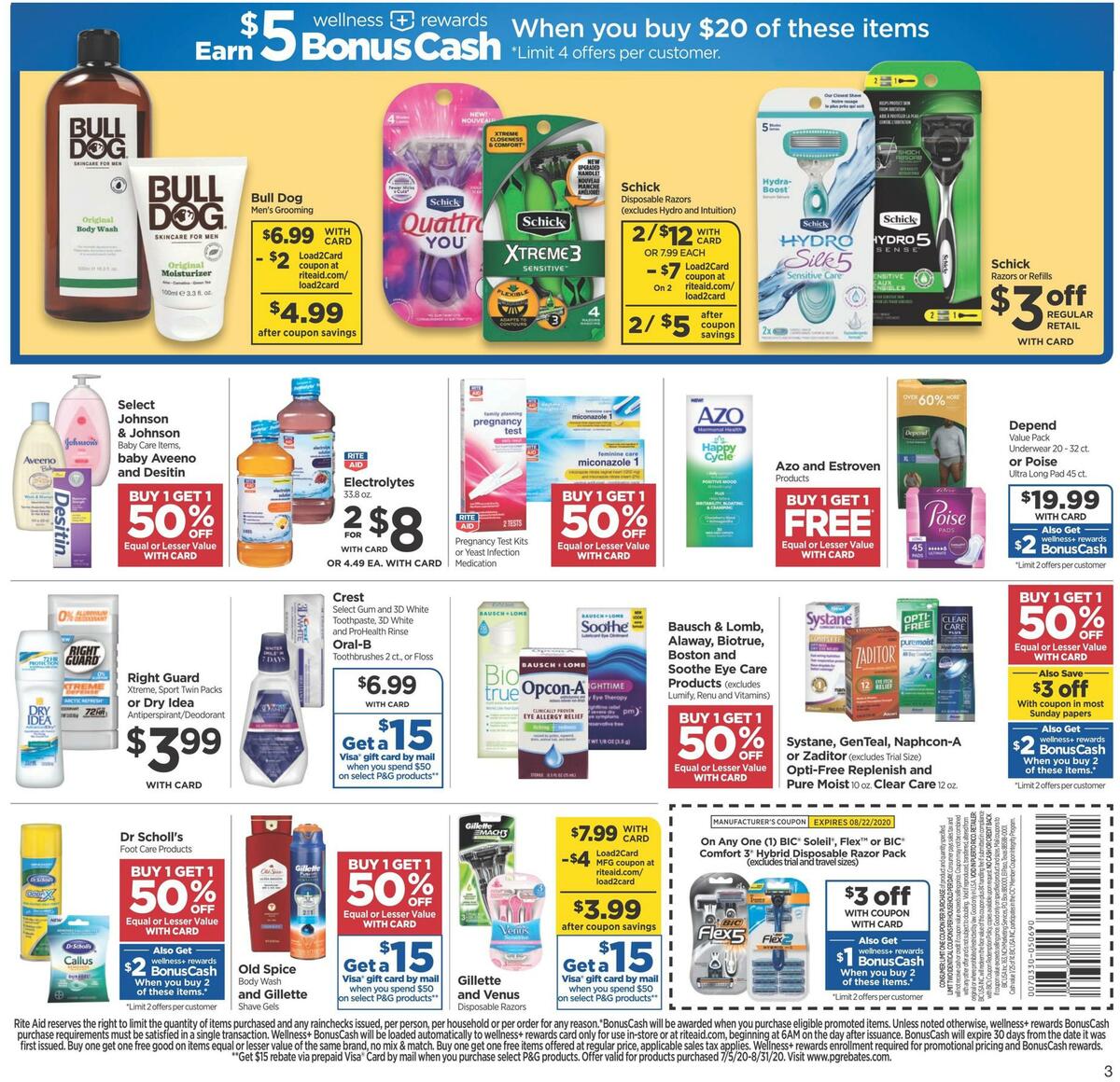 Rite Aid Weekly Ad from August 2