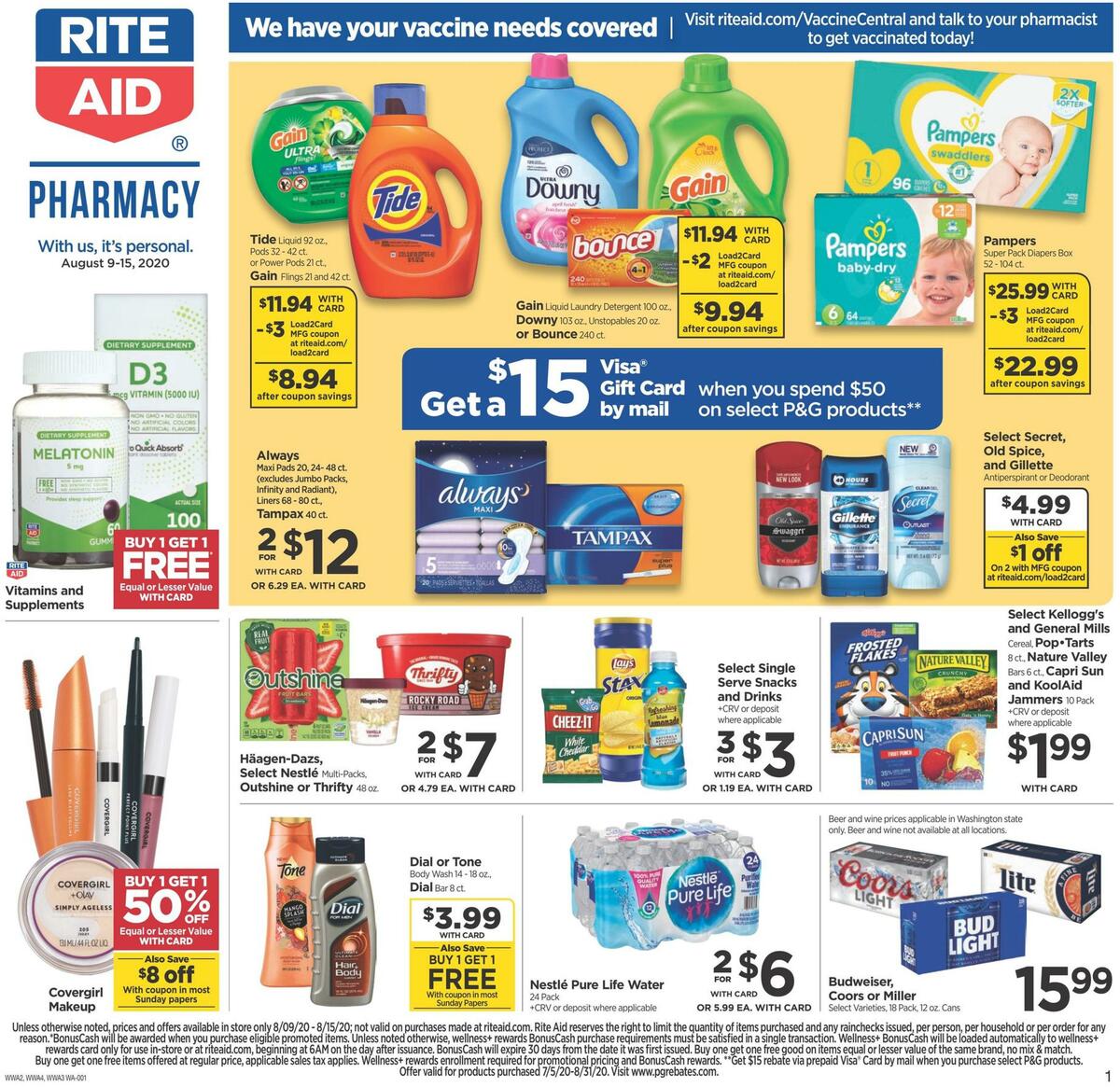 Rite Aid Weekly Ad from August 9