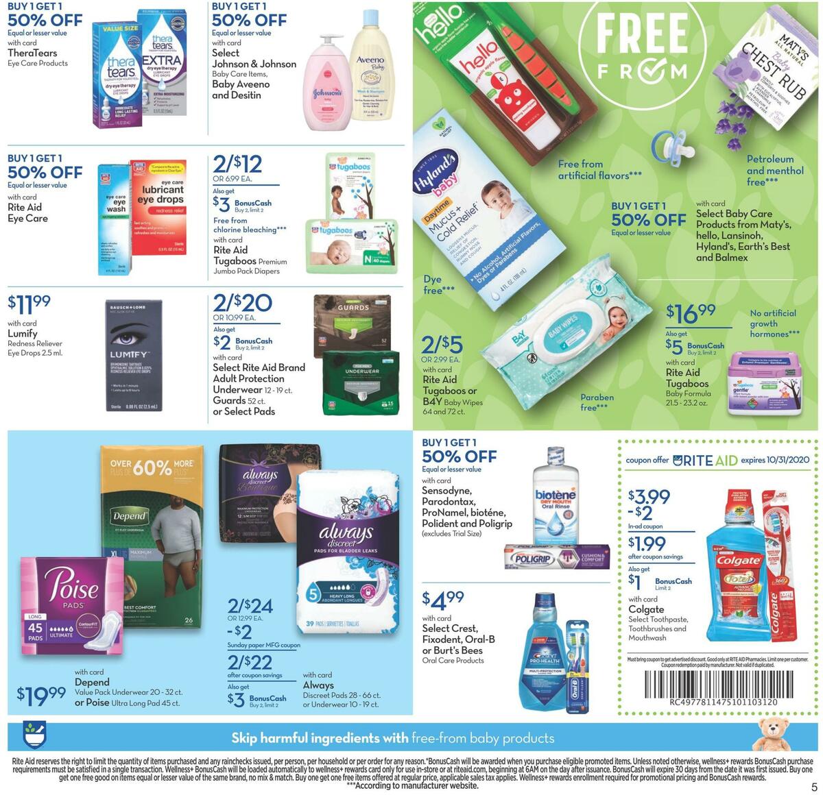 Rite Aid Weekly Ad from October 25