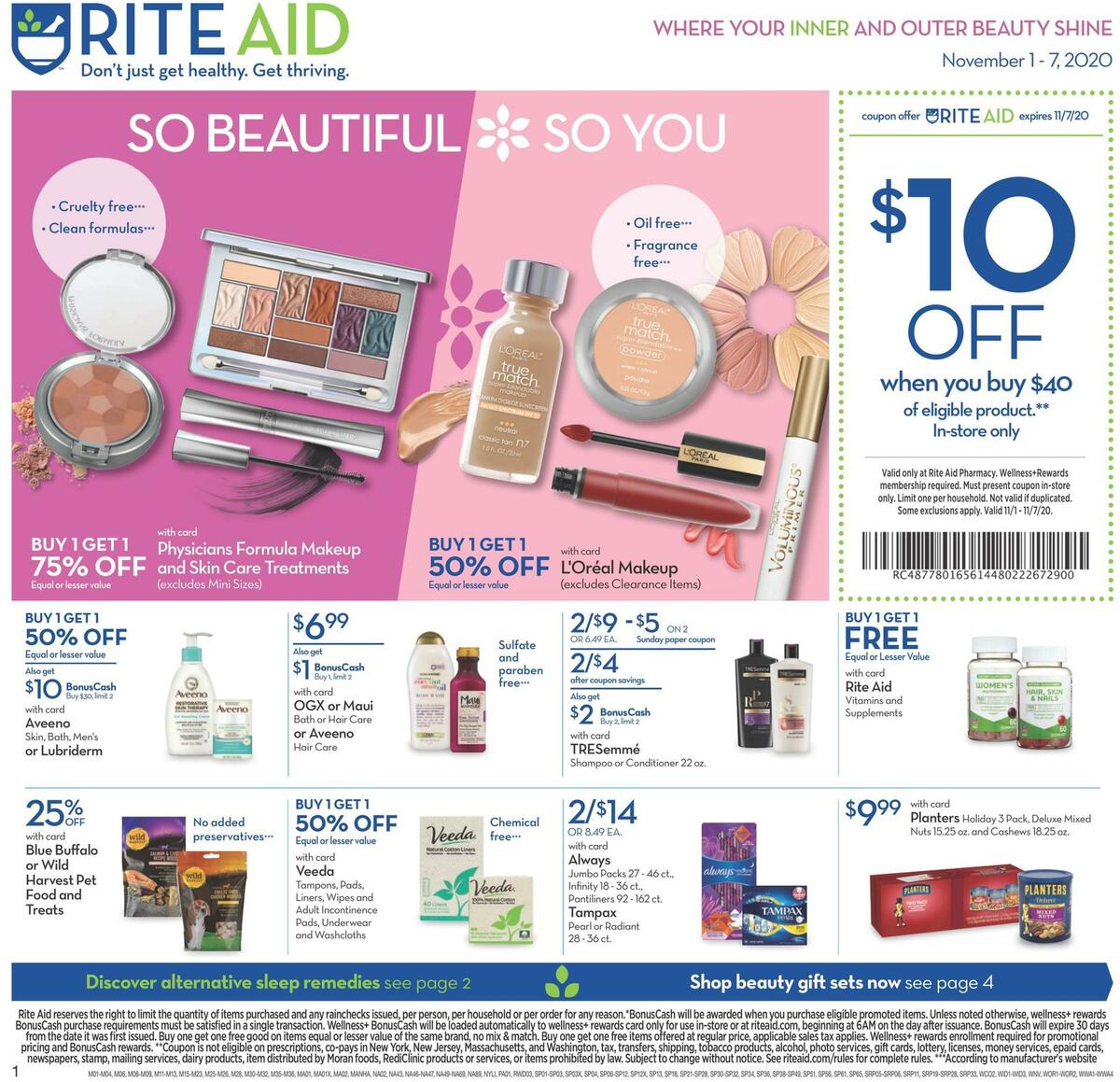 Rite Aid Weekly Ad from November 1