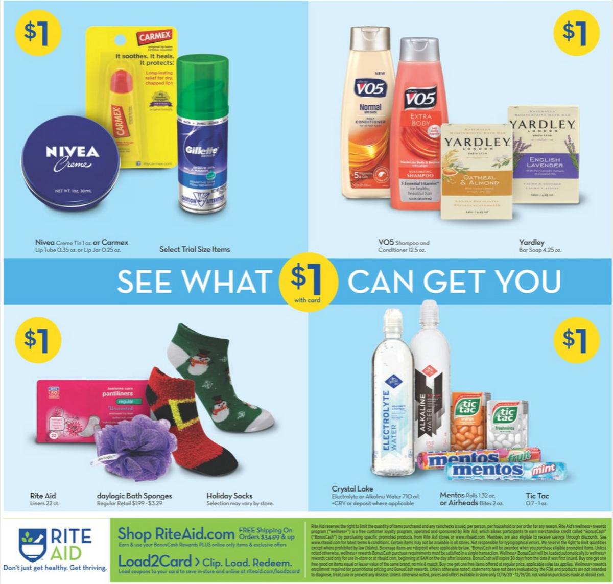 Rite Aid Additional Deals Weekly Ad from December 16