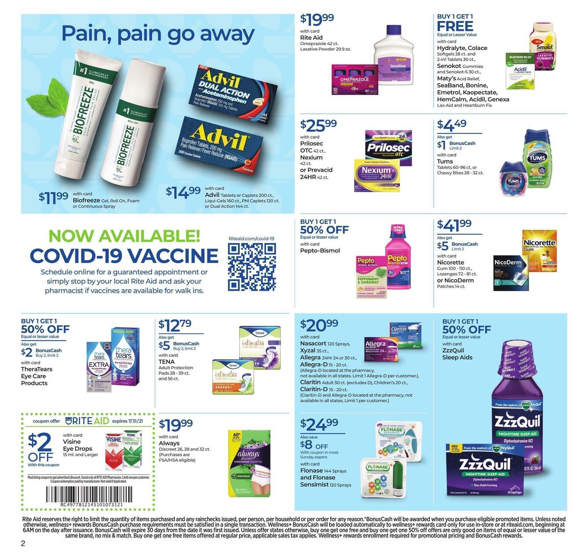 Rite Aid Weekly Ad from July 25
