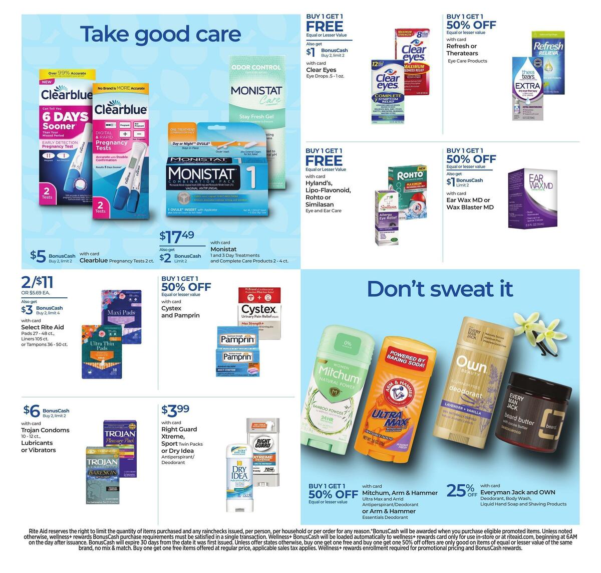 Rite Aid Weekly Ad from August 8