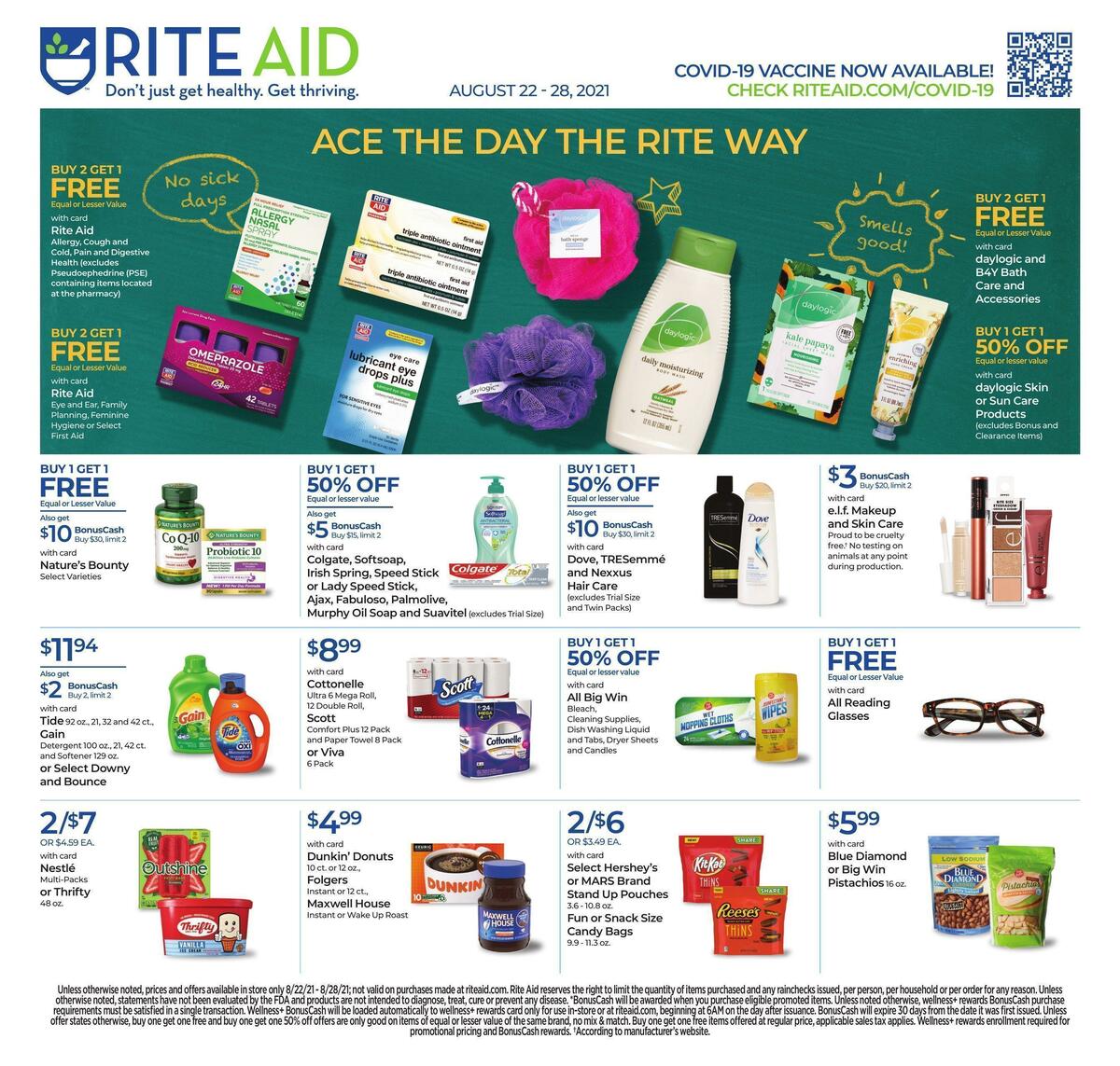 Rite Aid Weekly Ad from August 22